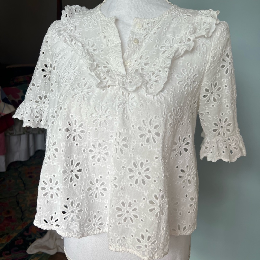 Zara size XS White blouse